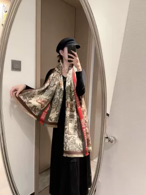 2025-26秋冬 ディオール ショール 通販 男女兼用