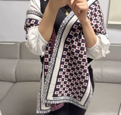 2025新品 ディオール ショール トレンド 男女兼用