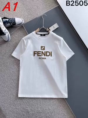 2026年トレンド フェンデイ 【エターナル】 ミニマリズムTシャツ 着回し自在