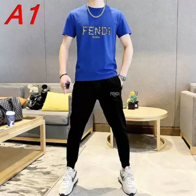 NEW ARRIVAL フェンデイ クール インスタ映え ユニセックス セットアップ上下