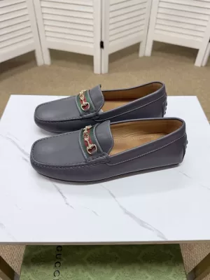 2026新作【GUCCI】スニ-カー ニット × レザー × 白 H-pattern 运动 HE-