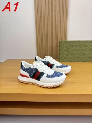 【Gucci】チャンキースニーカー スエード×メッシュ ウェブストライプ カーキ ストリート