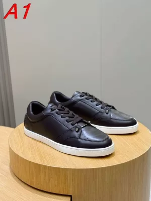 2026発売【Christian Louboutin】スニーカー レザー 釘装飾 ブラウン×ホワイト デイリー