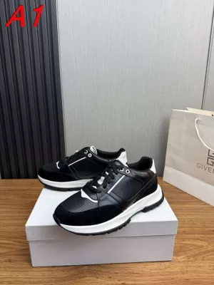 2026新作【GIVENCHY】チャンキースニーカー レザー ウェブストライプ ブラック ストリート