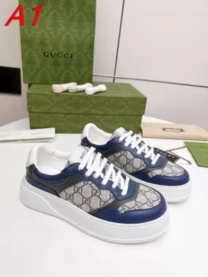 2026新作【GUCCI】チャンキースニーカー レザー × ファブリック 4Gパターン ストリート GVC-