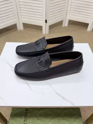 2026新作登場！【GUCCI】スニ-カー レザー × スエード ×  黑  Gロゴ ストリート GVC-