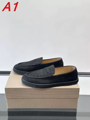 2026入荷【Christian Louboutin】ローファー スエード ウェルト縫製 ブラック×ブラウン ビジネス