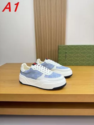 2026新作発表【Gucci】チャンキースニーカー レザー 拼接デザイン ベージュ ストリート