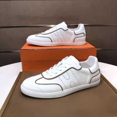 2026入荷しました【HERMES】チャンキースニーカー レザー ウェブストライプ GGモノグラム ベージュ ストリート