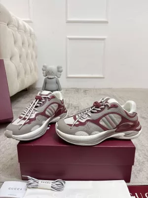 2026新作発表【Gucci】チャンキースニーカー メッシュ×GGキャンバス GGモノグラム ベージュ ストリート