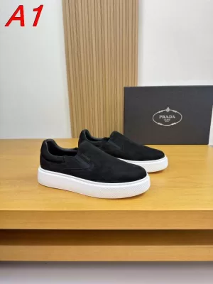 【Prada】スリッポン スエード スリングバック Black カジュアル