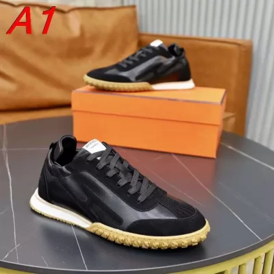 2026新作発表【HERMES】スリッポン スエード×GGキャンバス GGモノグラム ネイビー ストリート