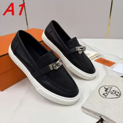 2026発売中！【HERMES】チャンキースニーカー レザー チェーン ゴージャス ブラック×ゴールド パーティー