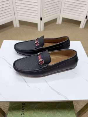 2026入荷しました【Gucci】ビットローファー レザー ビット ホースビット ブラック ビジネス