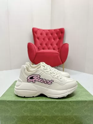 2026新作発表【GUCCI】スニ-カー レザー × 迷彩 ×  黑  H-logo 运动 HE-