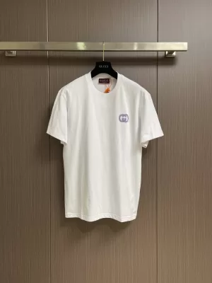2026 グッチ 夏新着 ロゴ クルーネック半袖Tシャツ リラックスオーバーシルエット ブランド コピー