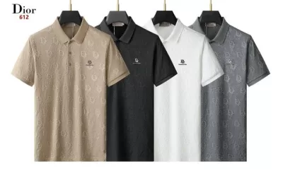 2026 ディオール 夏新着 ハイエンド ポロカラー半袖Tシャツ ゆったりドロップショルダー ブランド コピー
