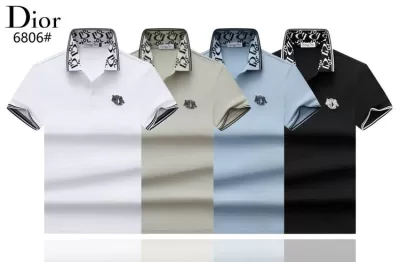 2026 ディオール 夏新着 ベーシック ポロカラー半袖Tシャツ 柔らか肌触り型崩れなし ブランド コピー