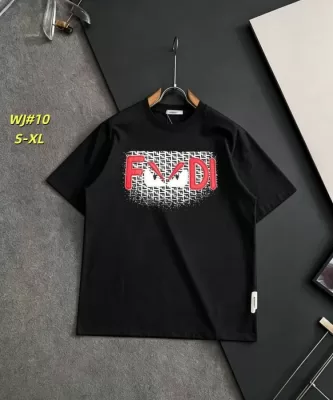2026 フェンデイ 夏新着 ヴィンテージ クルーネック半袖Tシャツ 洗濯耐久性抜群 ブランド コピー