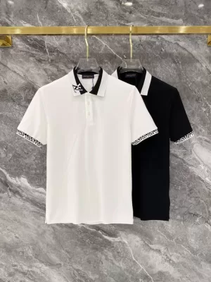 2026 ルイヴィトン 夏新着 ポロカラー半袖Tシャツ 洗濯耐久性抜群 ベーシック 快適フィット ブランド コピー