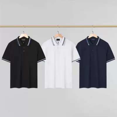 2026 アルマーニ 夏新着 ベーシック ポロカラー半袖Tシャツ デイリービジカジカジュアル ブランド コピー
