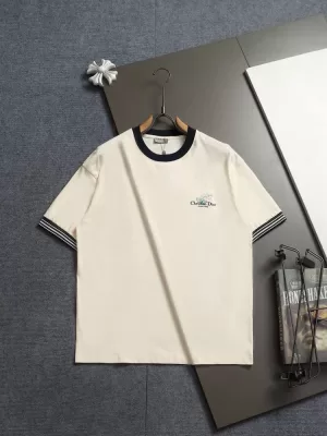 2026 ディオール 夏先行販売 ハイエンドカスタム クルーネック半袖Tシャツ 欧州サイズ大き ベーシッ ブランド コピー