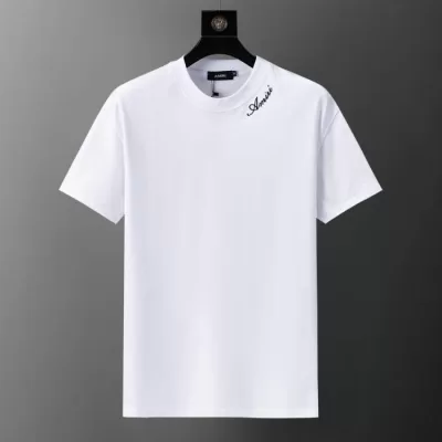 2026 アミリ 夏コーデ デイリー クルーネック半袖Tシャツ きめ細かく柔らかな肌触り ブランド コピー