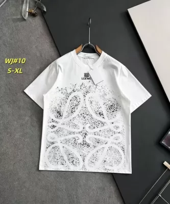 2026 ロエベ 夏新着 上質仕立て クルーネック半袖Tシャツ 洗濯耐久性抜群 ブランド コピー