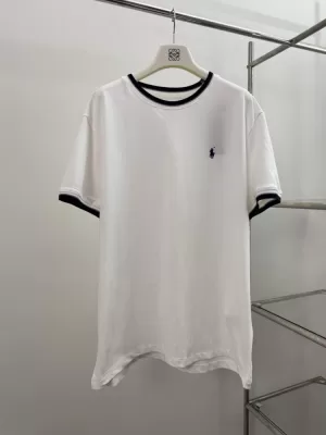 2026 エルメス 夏新着 エクエストリアン刺繍 クルーネック半袖Tシャツ 柔らか肌触り型崩れなし ブランド コピー