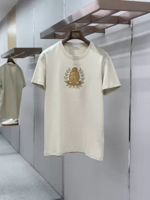 2026 バーバリー 夏新着 刺繍ロゴ クルーネック半袖Tシャツ リラックスオーバーシルエット ブランド コピー