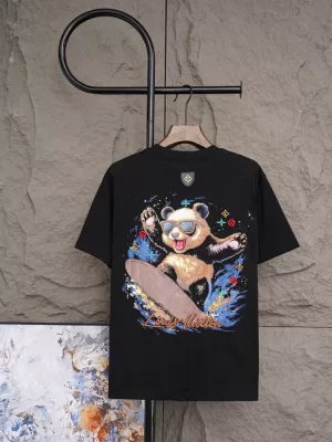 2026 ルイヴィトン 夏新着 快適フィット クルーネック半袖Tシャツ ゆったりドロップショルダー ブランド コピー