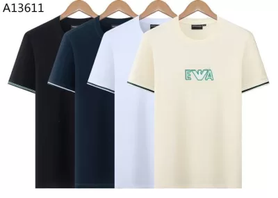 2026 アルマーニ 夏新着 快適フィット クルーネック半袖Tシャツ きめ細かく柔らかな肌触り ブランド コピー