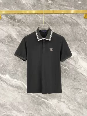 2026 ルイヴィトン 夏新着 ベーシック ポロカラー半袖Tシャツ 洗濯耐久性抜群 ブランド コピー