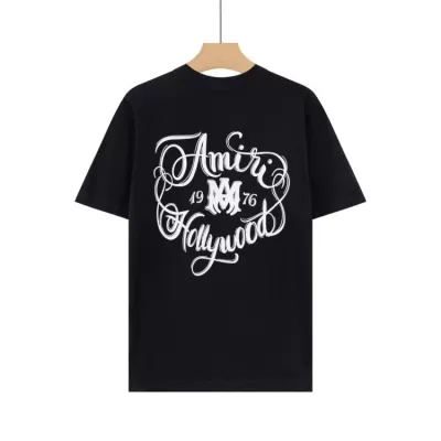 2026 アミリ 夏新着 ベーシック クルーネック半袖Tシャツ ゆったりドロップショルダー ブランド コピー