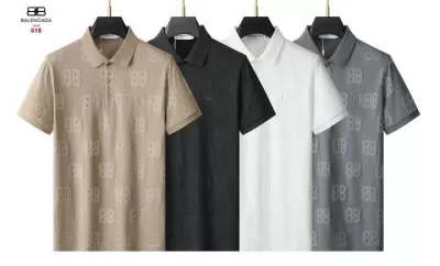 2026 バレンシアガ 夏新着 スリムフィット ポロカラー半袖Tシャツ シンプル合わせやすい ブランド コピー