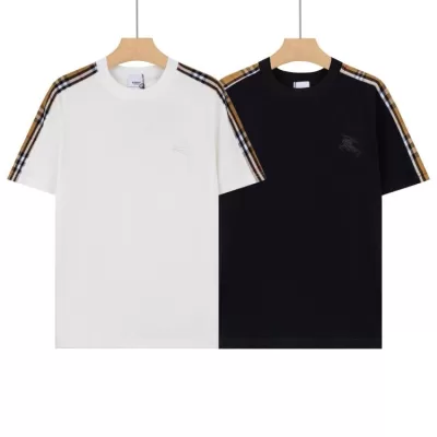 2026 バーバリー 夏新着 スリムフィット クルーネック半袖Tシャツ 洗濯耐久性抜群 ブランド コピー