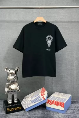 2026 クロムハーツ 夏新着 ラグジュアリー クルーネック半袖Tシャツ 欧州サイズ大きめ 柔らか肌触り型 ブランド コピー
