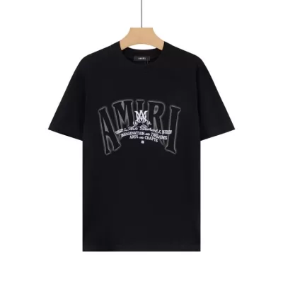 2026 アミリ 夏新着 快適フィット クルーネック半袖Tシャツ デイリービジカジカジュアル ブランド コピー