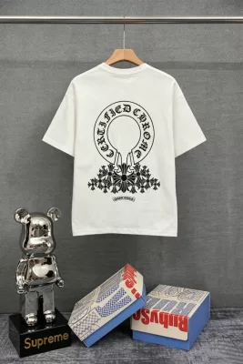 2026 クロムハーツ 夏新着 ベーシック クルーネック半袖Tシャツ 欧州サイズ大きめ きめ細かく柔らかな ブランド コピー