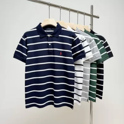 2026 ポロ ラルフローレン 夏新着 ポロカラー半袖Tシャツ きめ細かく柔らかな肌触り ヴィンテージ スタイリッシュ ブランド コピー