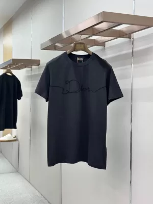 2026 ディオール 夏新着 コーマ綿刺繍 クルーネック半袖Tシャツ きめ細かく柔らかな肌触り ブランド コピー