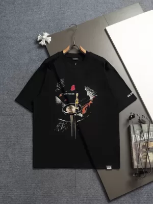 2026 バレンシアガ 夏先行販売 ハイエンドカスタム クルーネック半袖Tシャツ 欧州サイズ大きめ カジュ ブランド コピー