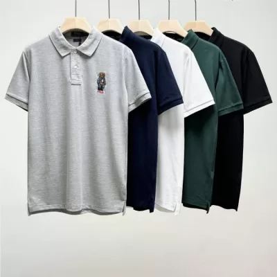 2026 ポロ ラルフローレン 夏新着 ポロカラー半袖Tシャツ ゆったりドロップショルダー 上質仕立て ブランド コピー