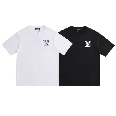 2026 ルイヴィトン 夏先行販売 ハイエンドカスタム クルーネック半袖Tシャツ 欧州サイズ大き 上質 ブランド コピー