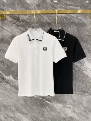 2026 ロエベ 夏新着 ハイエンド ポロカラー半袖Tシャツ 柔らか肌触り型崩れなし ブランド コピー