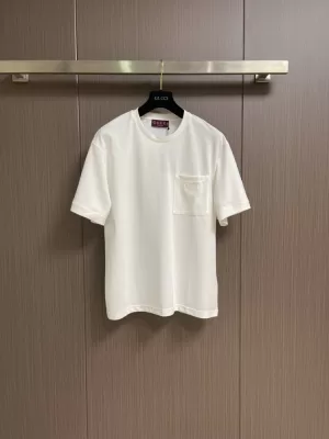2026 グッチ 夏新着 エクエストリアン刺繍 クルーネック半袖Tシャツ シンプル合わせやすい ブランド コピー