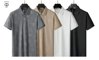 2026 グッチ 夏コーデ ビジカジ ポロカラー半袖Tシャツ デイリービジカジカジュアル ブランド コピー
