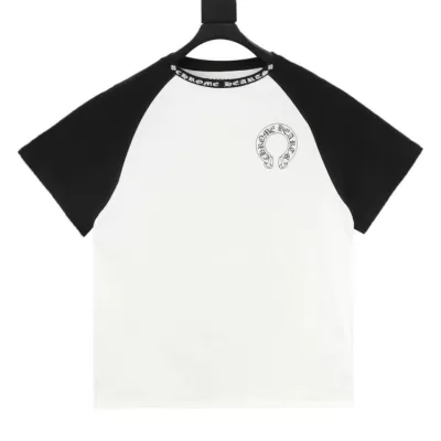 2026 クロムハーツ 夏新着 ホースプリント クルーネック半袖Tシャツ 洗濯耐久性抜群 ブランド コピー