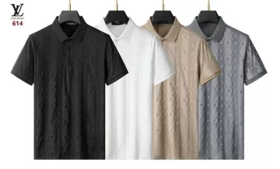 2026 ルイヴィトン 夏新着 ポロカラー半袖Tシャツ 柔らか肌触り型崩れなし スリムフィット ブランド コピー