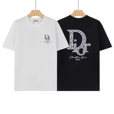 2026 ディオール 夏コーデ デイリー クルーネック半袖Tシャツ コットン100%吸汗速乾 ブランド コピー